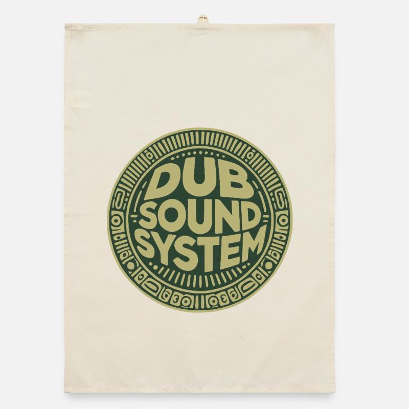 Dub-Soundsystem Organic Geschirrtuch