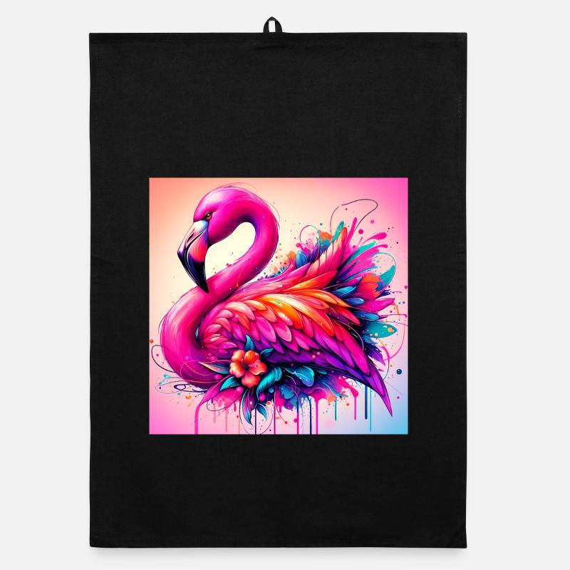 Flamingo Organic Geschirrtuch