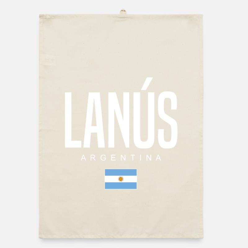 Lanús Argentinien Argentinier Organic Geschirrtuch