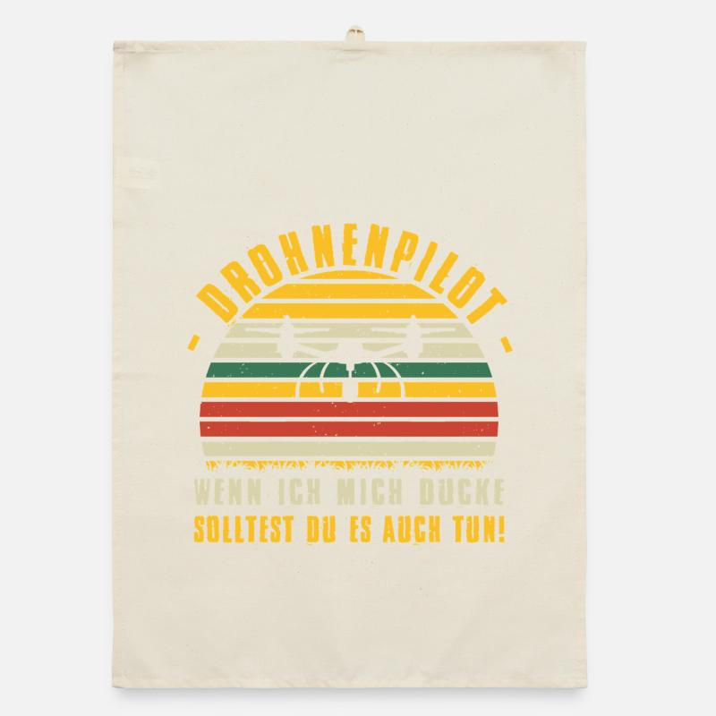 Drone Pilot Accessories Drone Pilot Drone Gift Organic dish towel