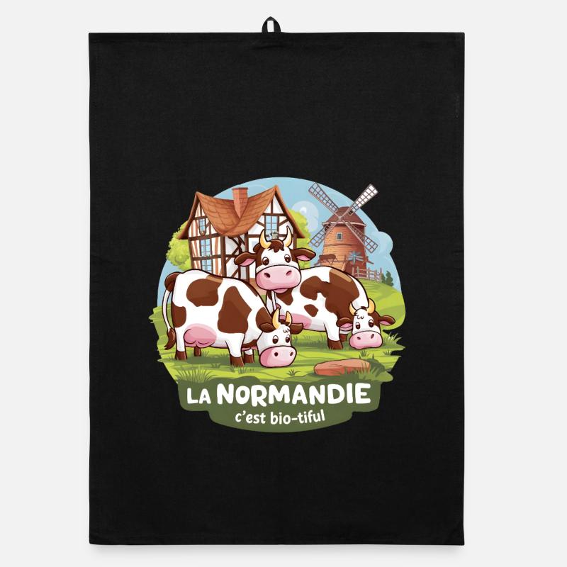 La Normandie C’est Bio-tiful Manche et Cotentin Torchon bio