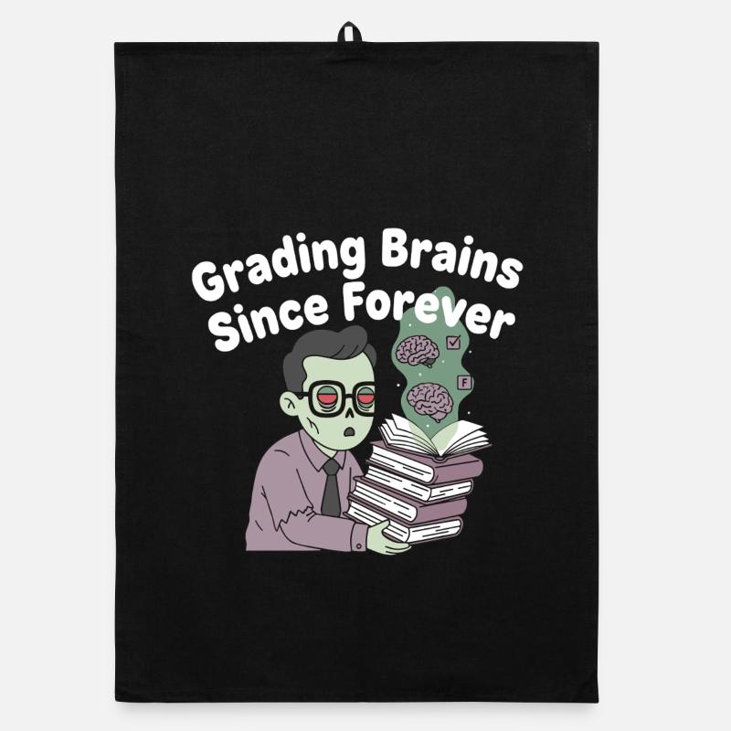 Grading Brains Since Forever Organic dish towel