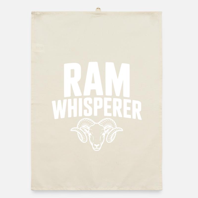 Ram Whisperer Organic dish towel