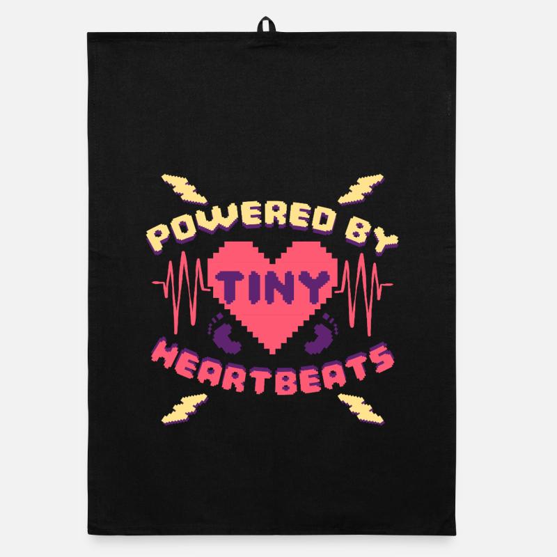 NICU Nurse Powered By Tiny Heartbeats Organic dish towel