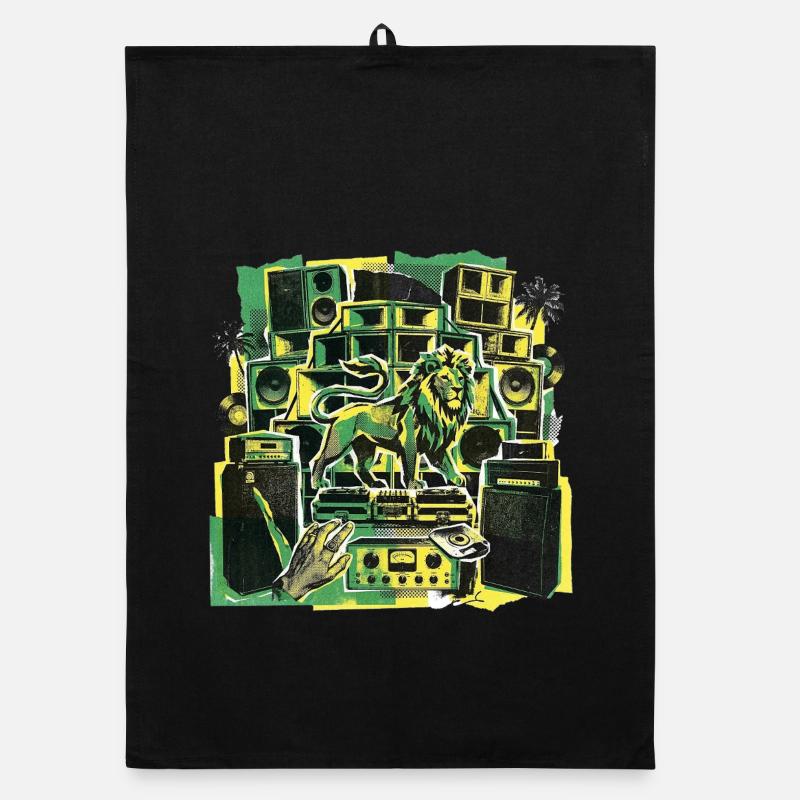 Roots Dub Reggae Soundsystem Organic Geschirrtuch