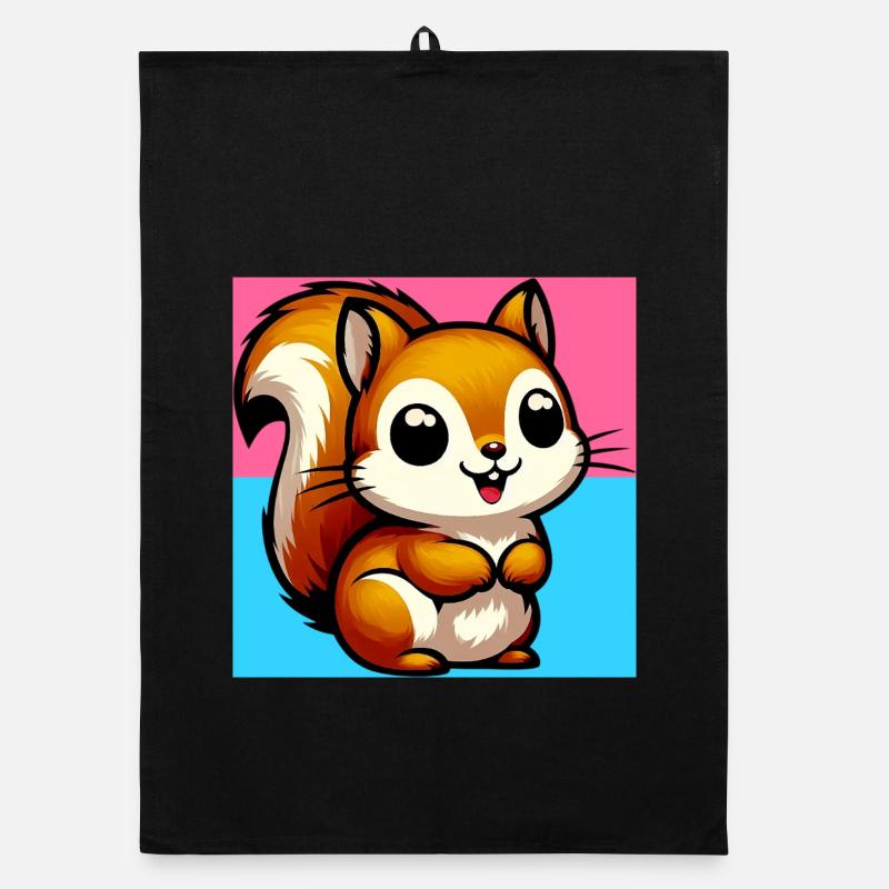 squirrel Organic dish towel