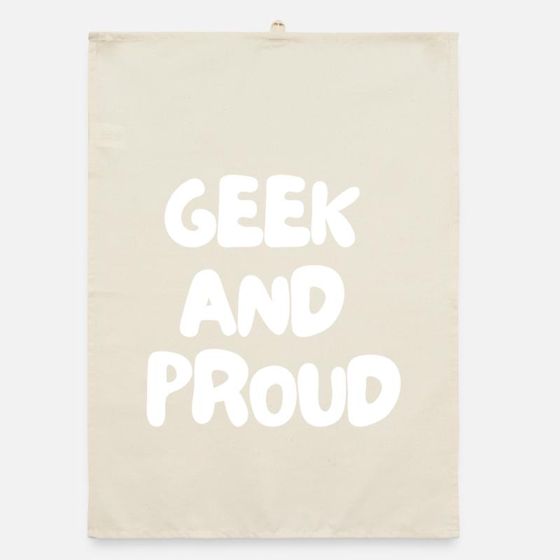 3. Geek und stolz Organic Geschirrtuch