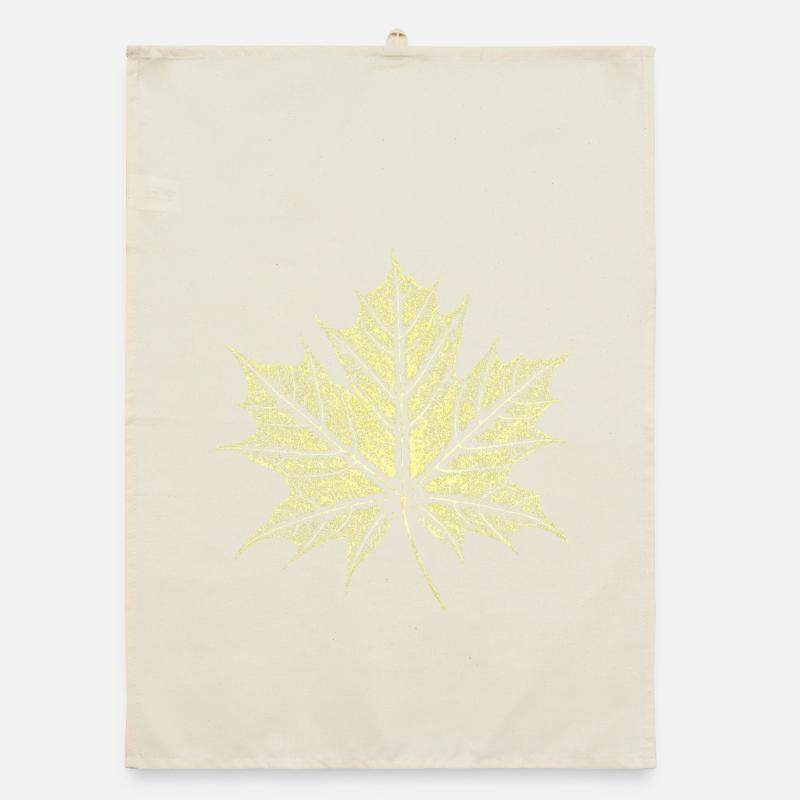 Feuille d’érable / Botanique - Naturelle Torchon bio