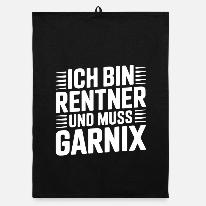 Ich bin Rentner und muss Garnix Organic Geschirrtuch