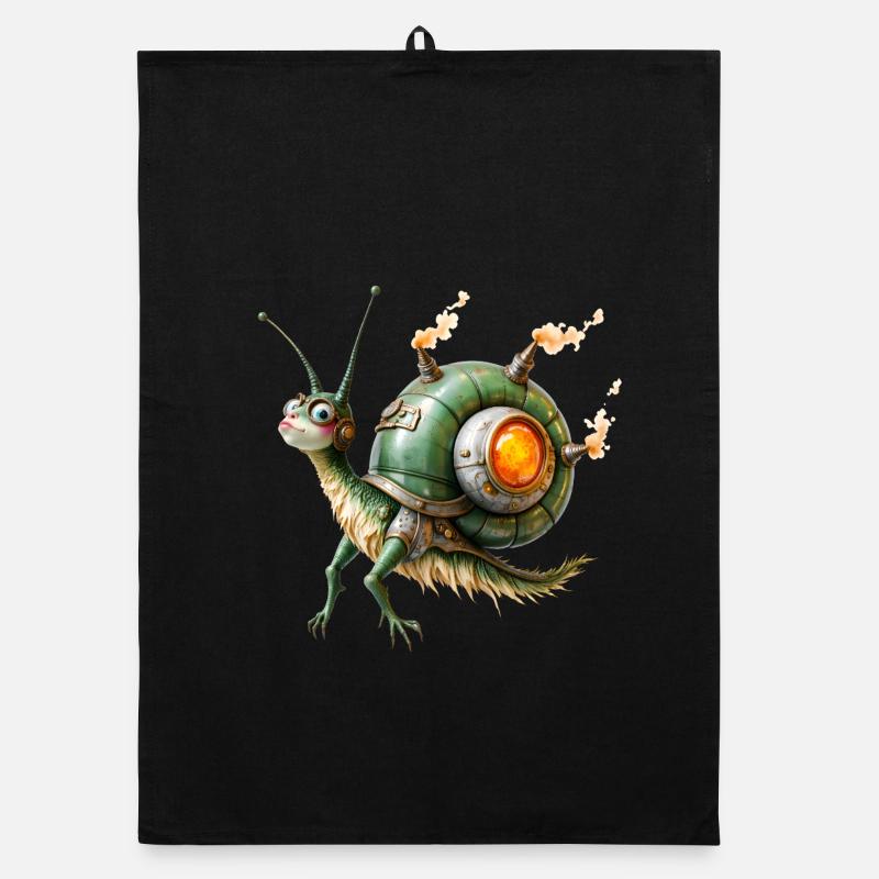 Réacteur d’escargot steampunk Torchon bio