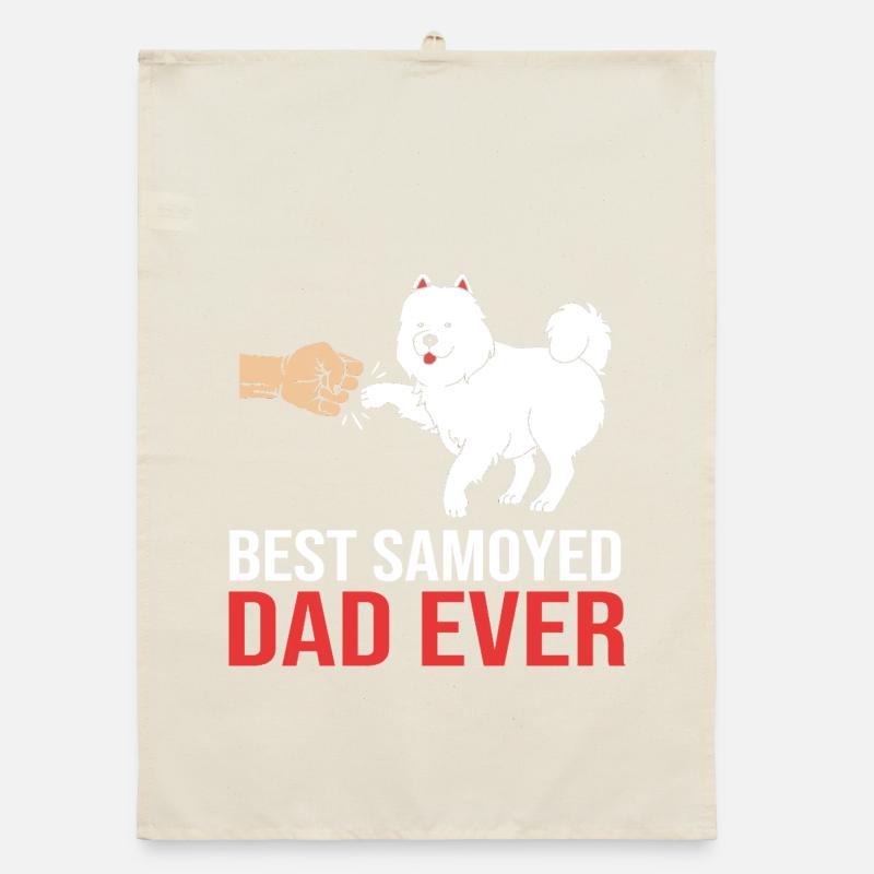 Samoyed Organic dish towel