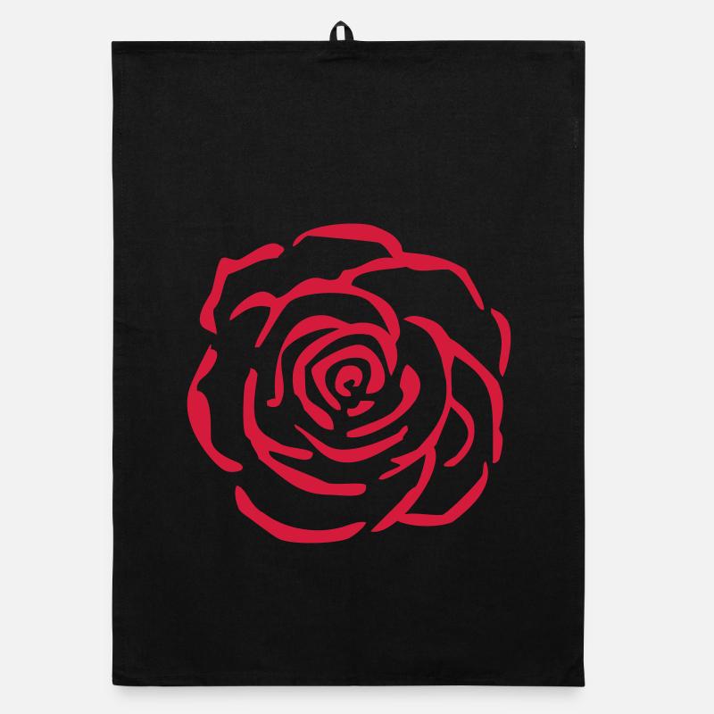 rose Organic dish towel