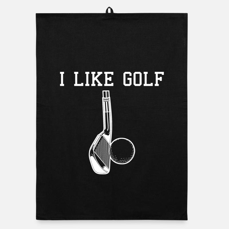 I like golf Organic dish towel