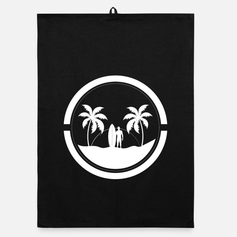 surfing, surf fan, I'm a surfer Organic dish towel