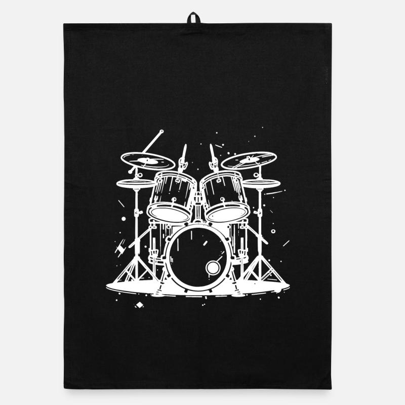 Drum Graphics Organic dish towel