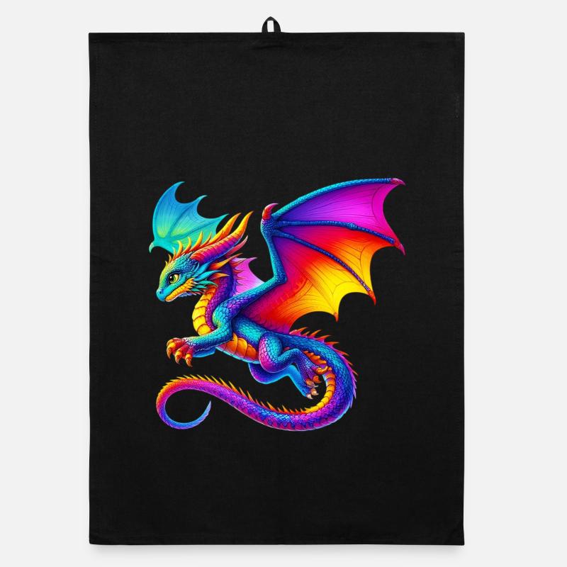 Drache Organic Geschirrtuch