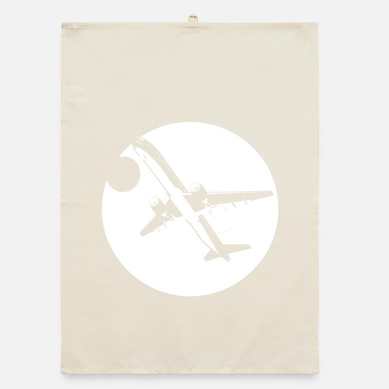 Aviator Drawing Organic dish towel