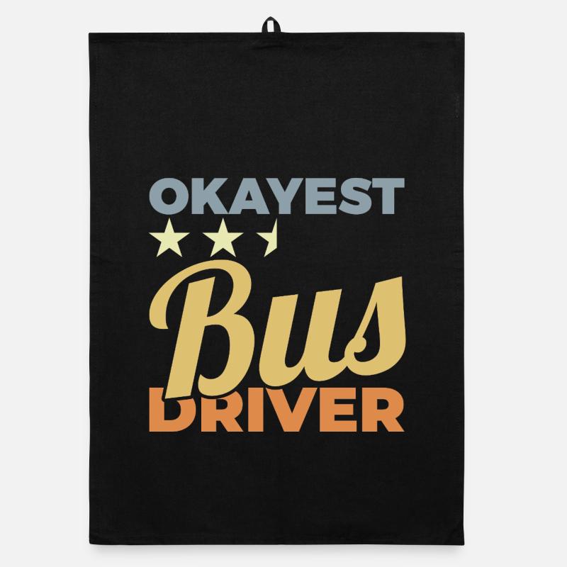 Durchschnittlicher Busfahrer Organic Geschirrtuch