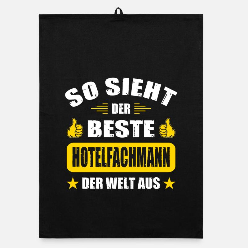 Hotelfachmann Abschluss Geschenke Abschied Organic Geschirrtuch