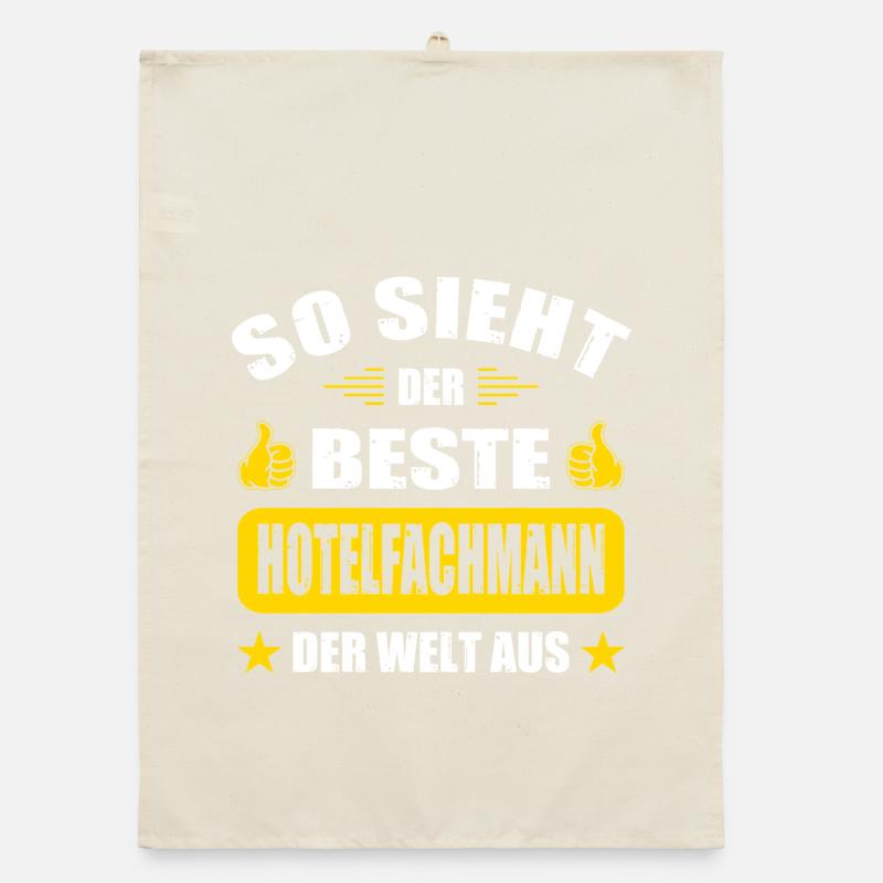 Hotelfachmann Abschluss Geschenke Abschied Organic Geschirrtuch