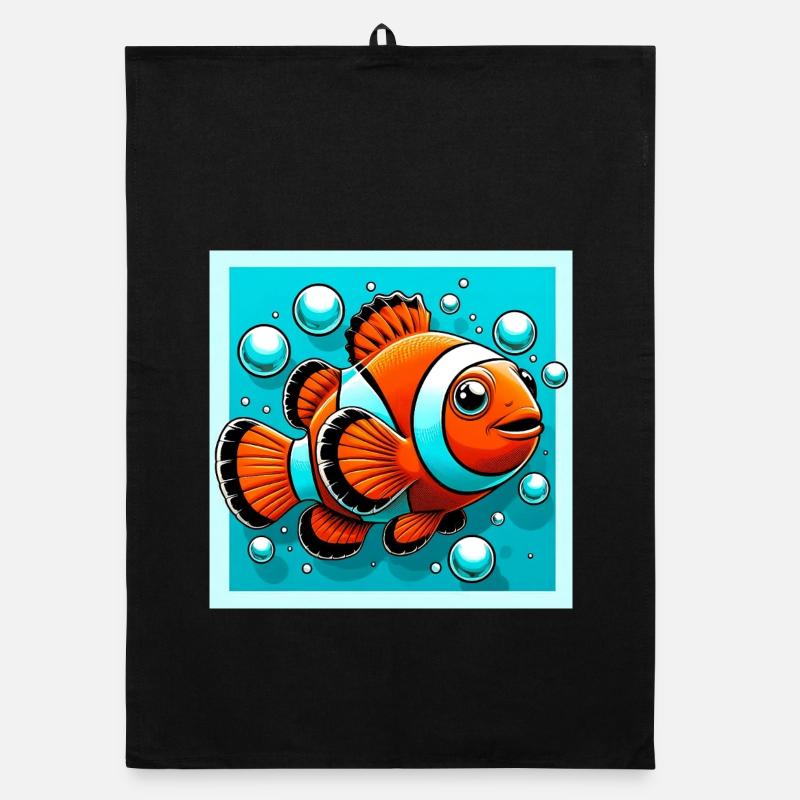 Clownfisch Organic Geschirrtuch