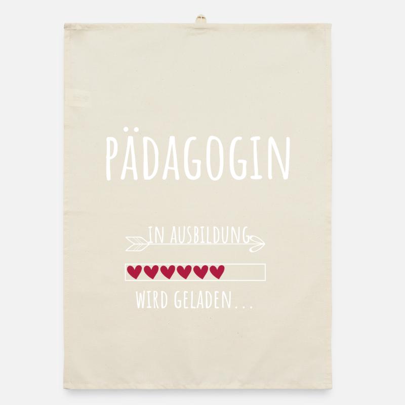 Studentin Beruf Ausbildung Pädagogin Organic Geschirrtuch