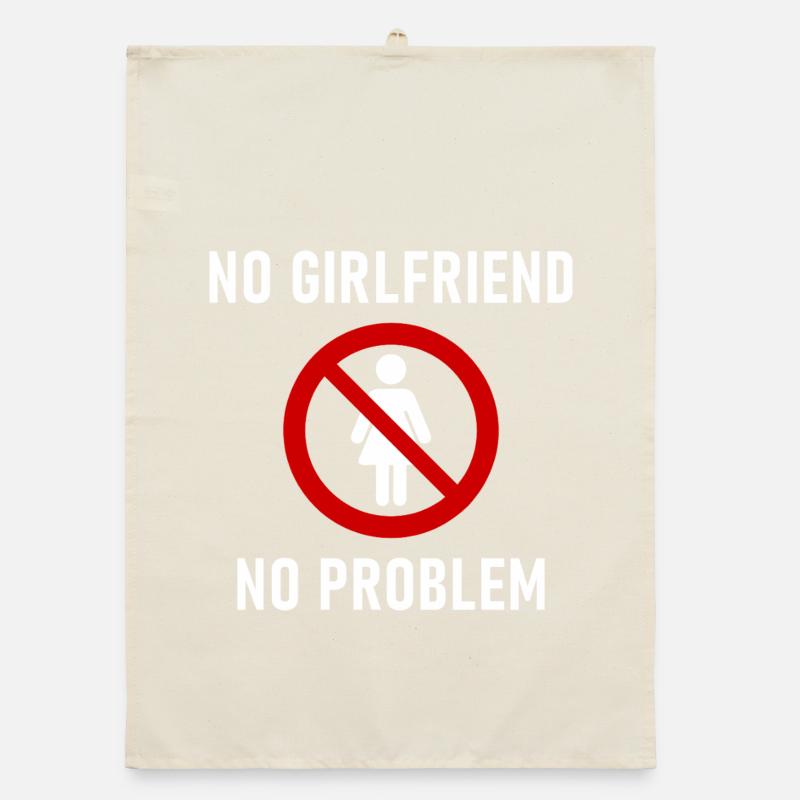 Pas de copine, pas de problème. Torchon bio