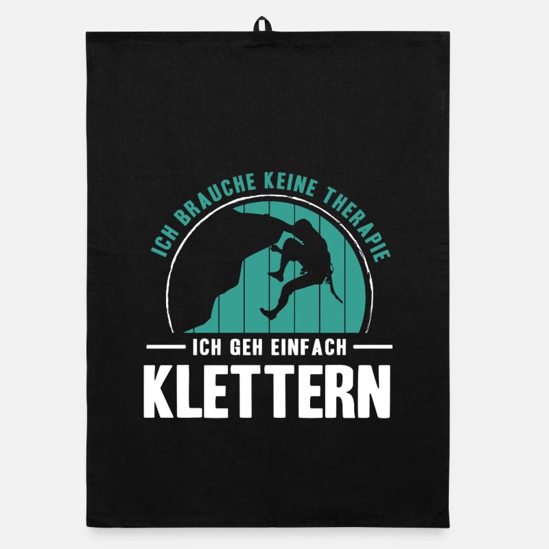 Bouldern Geschenke Klettern Kletterer Boulderer Organic Geschirrtuch
