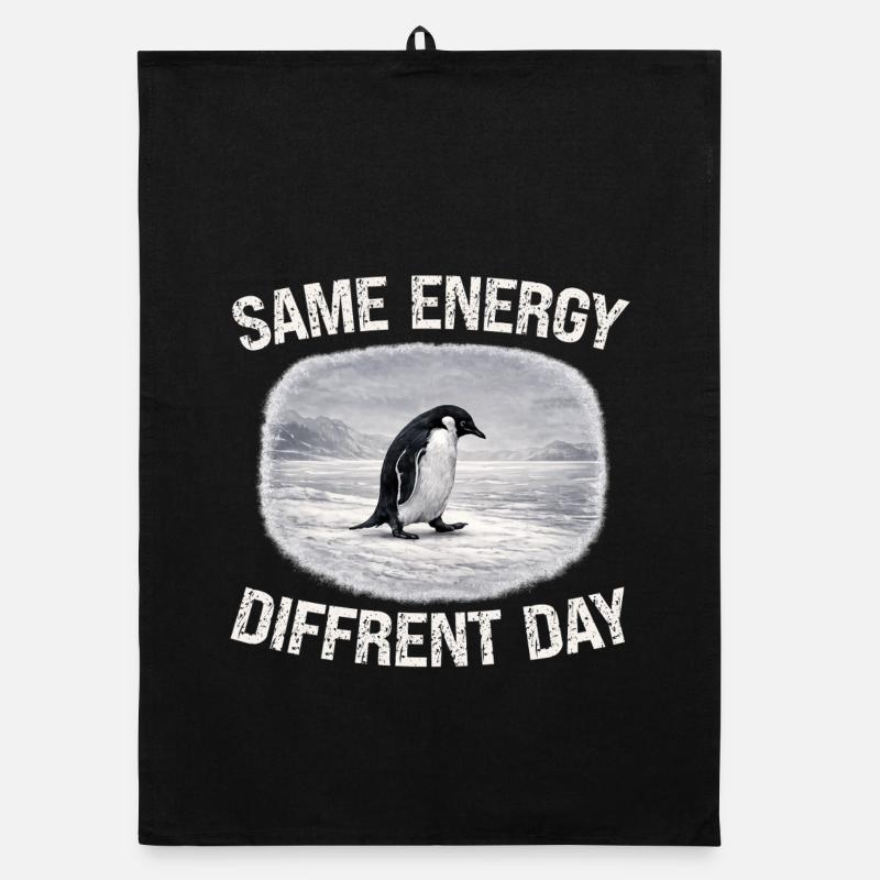 Same Energy Diffrent Day Organic dish towel