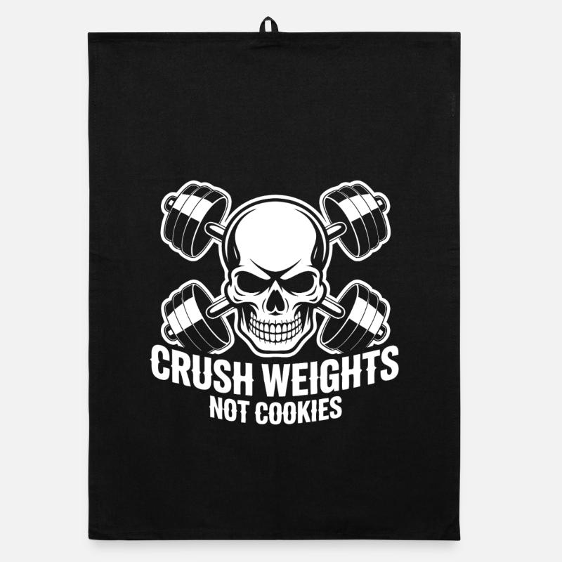 Crush Weights Gym No Sugar Organic dish towel