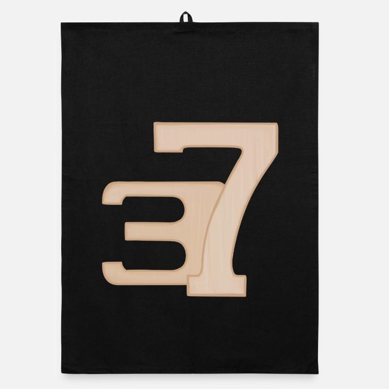 37 illustrations numériques en pêche Torchon bio