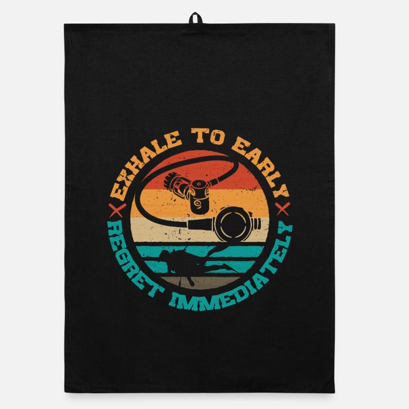 Divers Scuba Diving Diving Organic dish towel