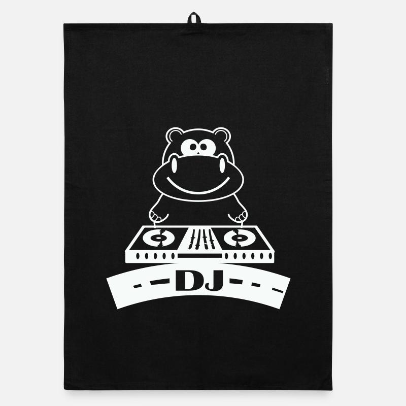 hippo_dj- Organic Geschirrtuch