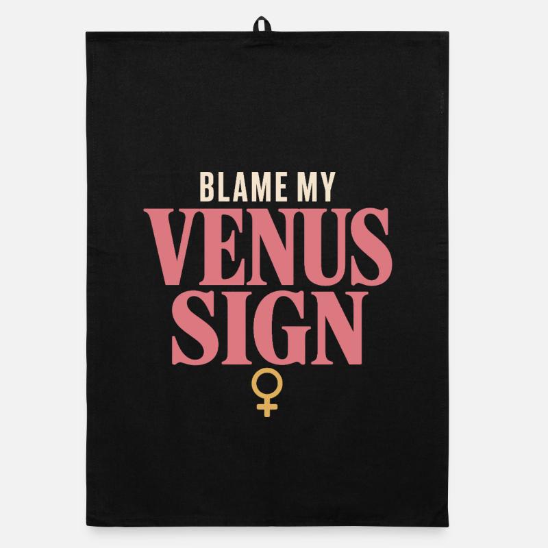 Venus-zeichen Venus-astrologie Organic Geschirrtuch