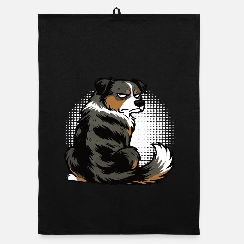 Australian Shepherd Aussie Aussie Owners Aussies Organic dish towel