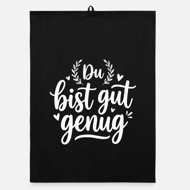 Du Bist Gut Genug Internet Meme Organic Geschirrtuch