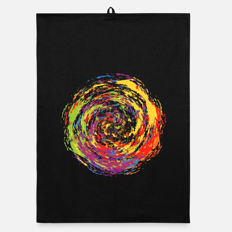 Farbexplosion Organic Geschirrtuch