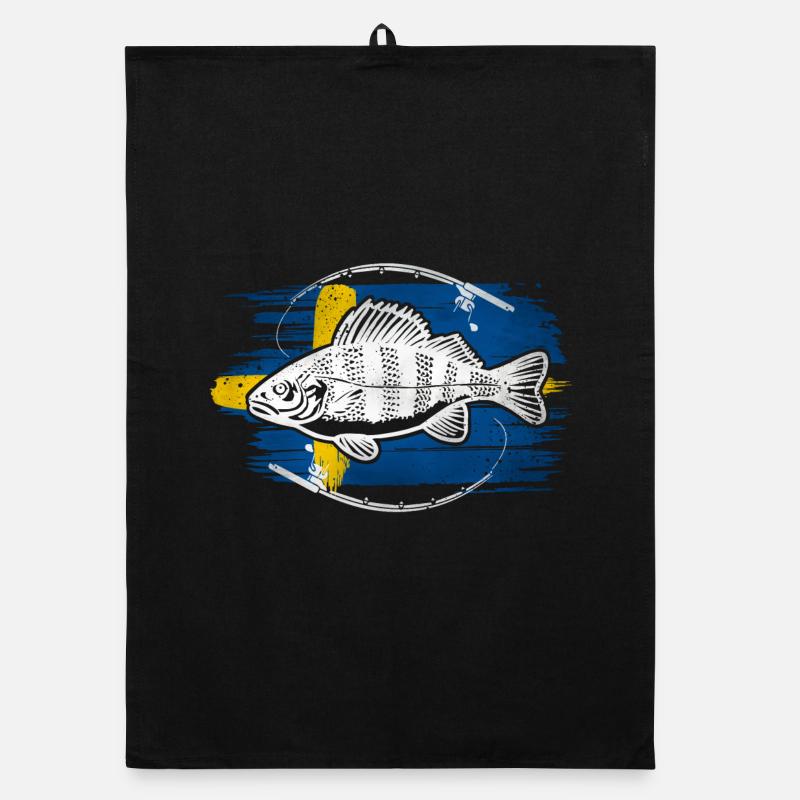 Perche de pêche de Suède Torchon bio