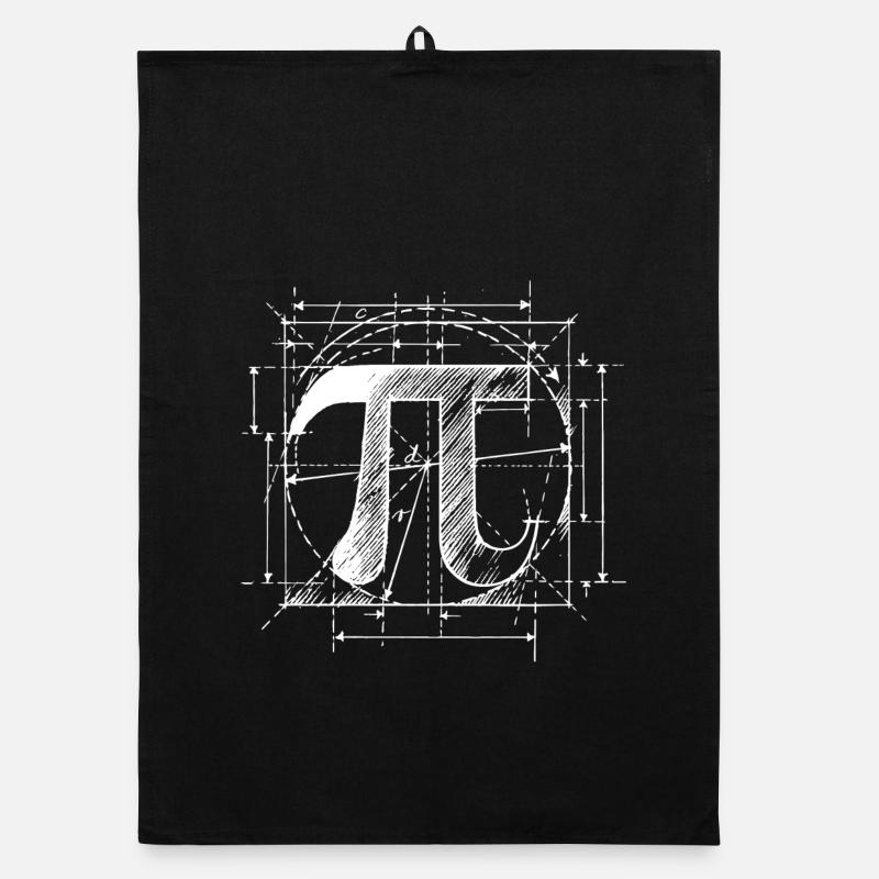Pi Sketch Mathématiques Torchon bio