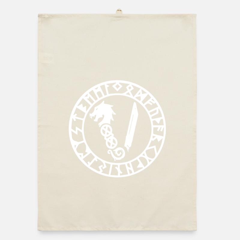 Symbol Der Wikinger Organic Geschirrtuch