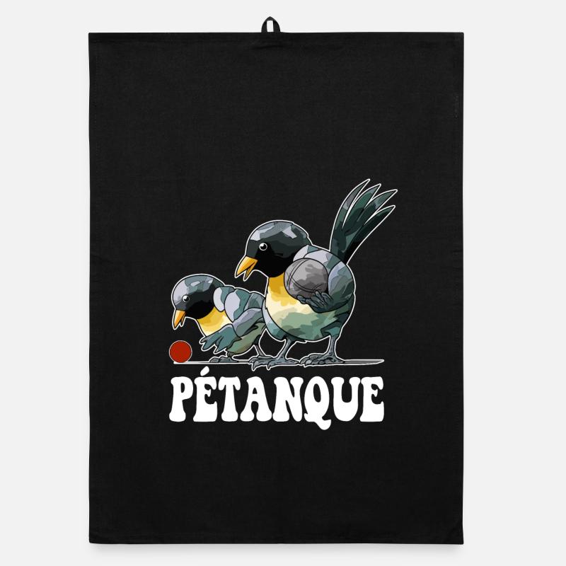 Boules de boules de boules pour pétanque Torchon bio