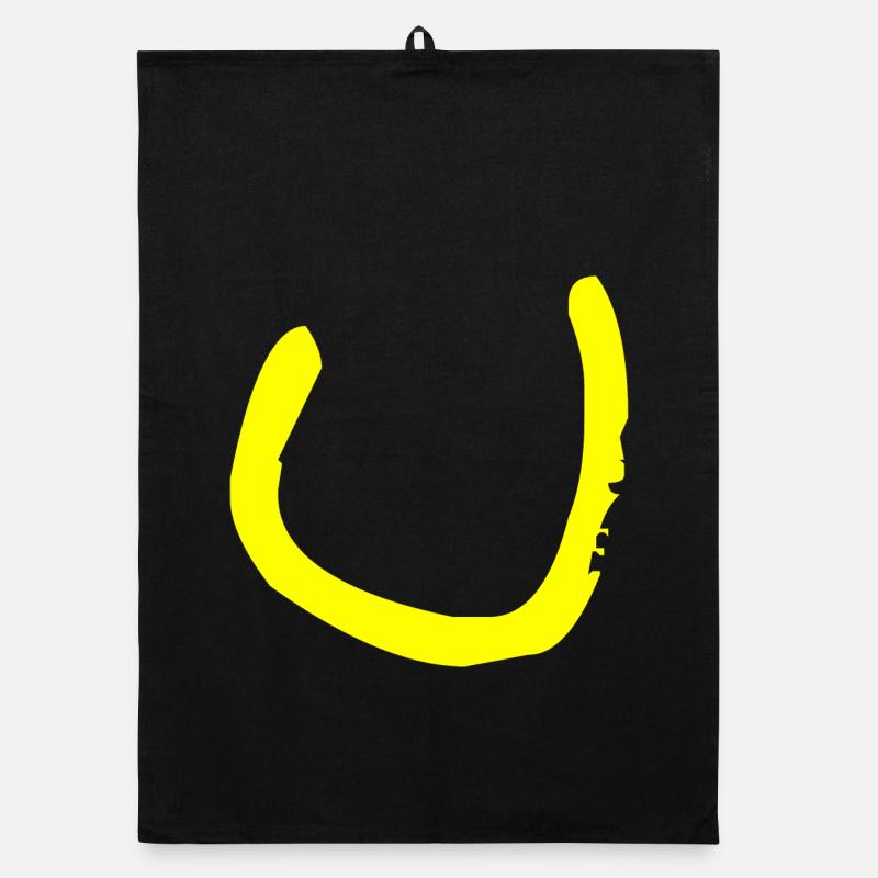 Buchstabe U Organic Geschirrtuch