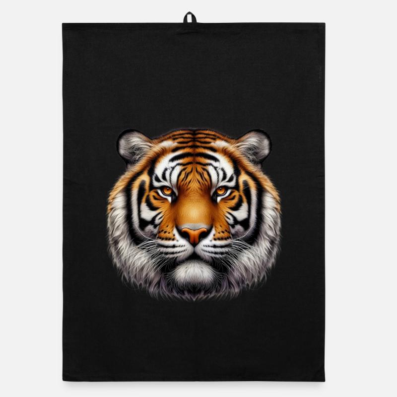 Tiger - Organic Geschirrtuch - Schwarz
