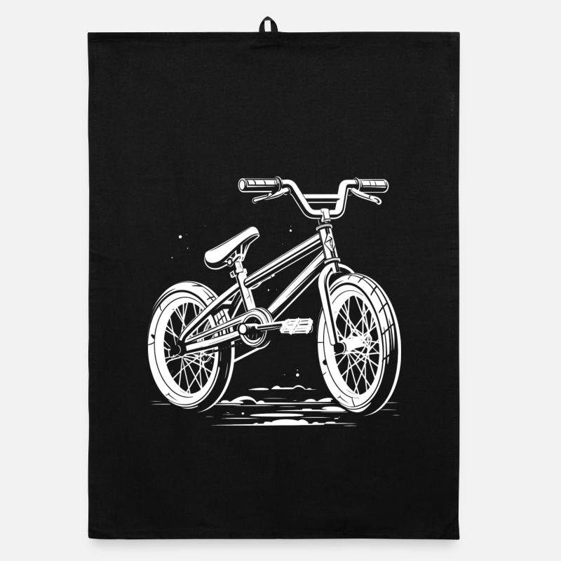 Dessin de vélo BMX Torchon bio