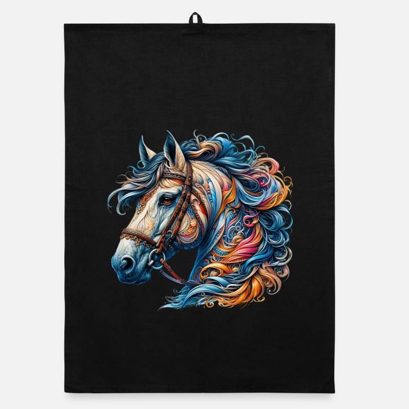 Pferd Organic Geschirrtuch