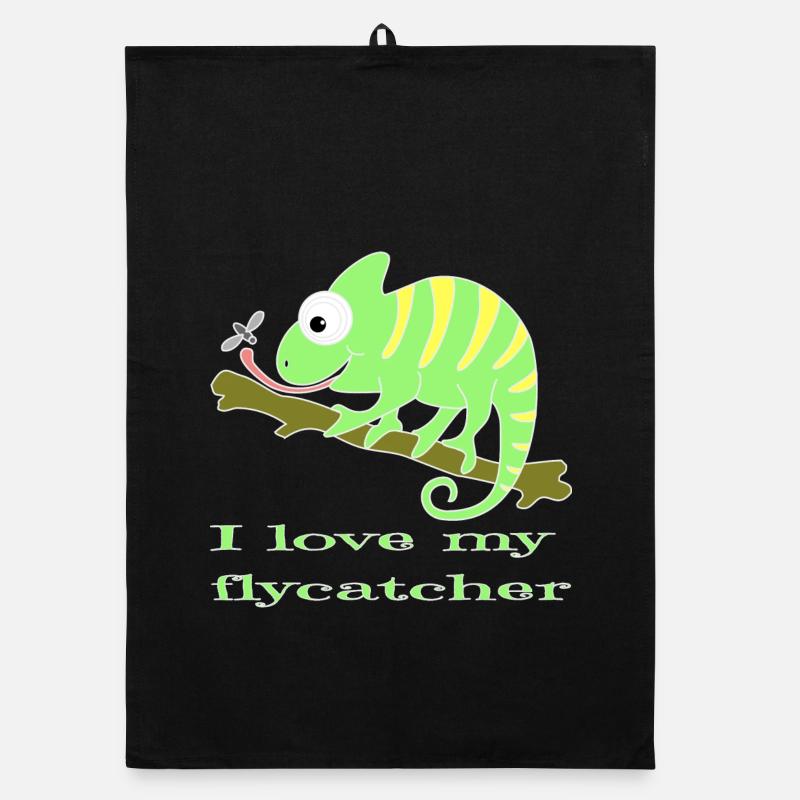 Chamaeleon animal Organic dish towel