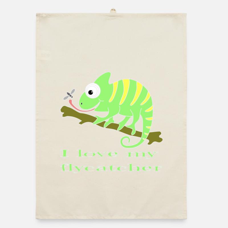 Chamaeleon tier Organic Geschirrtuch