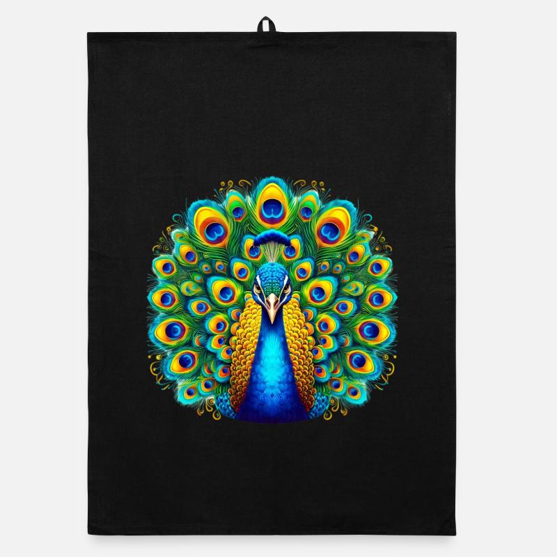 Peacock Organic dish towel