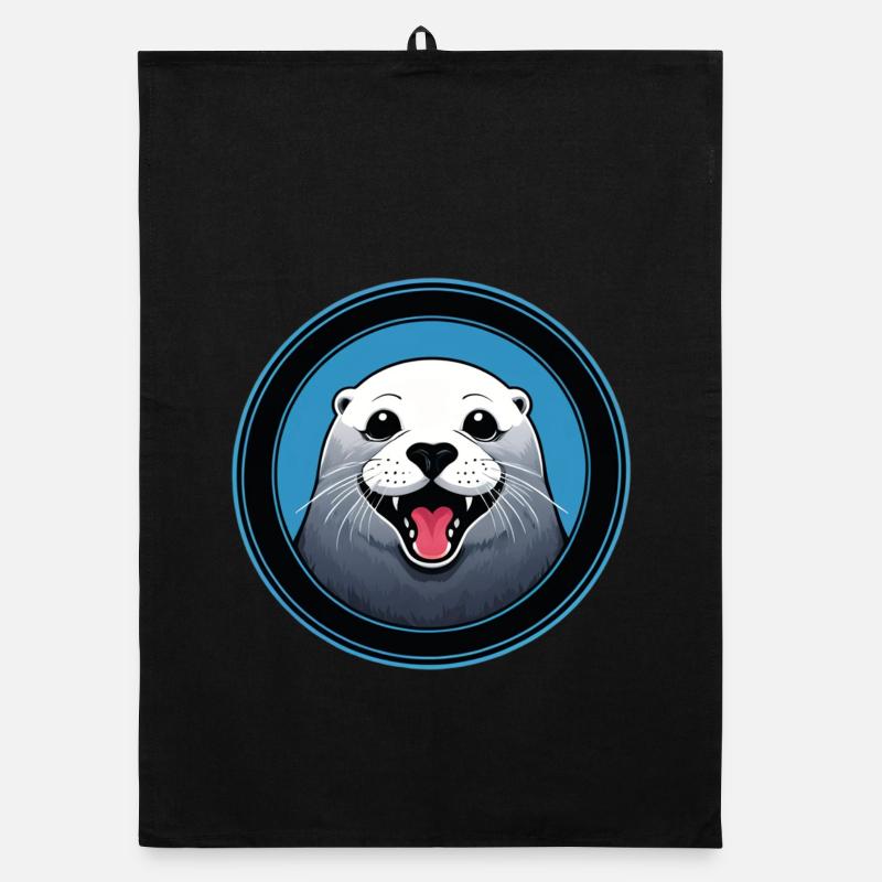 Sceau joyeux Torchon bio