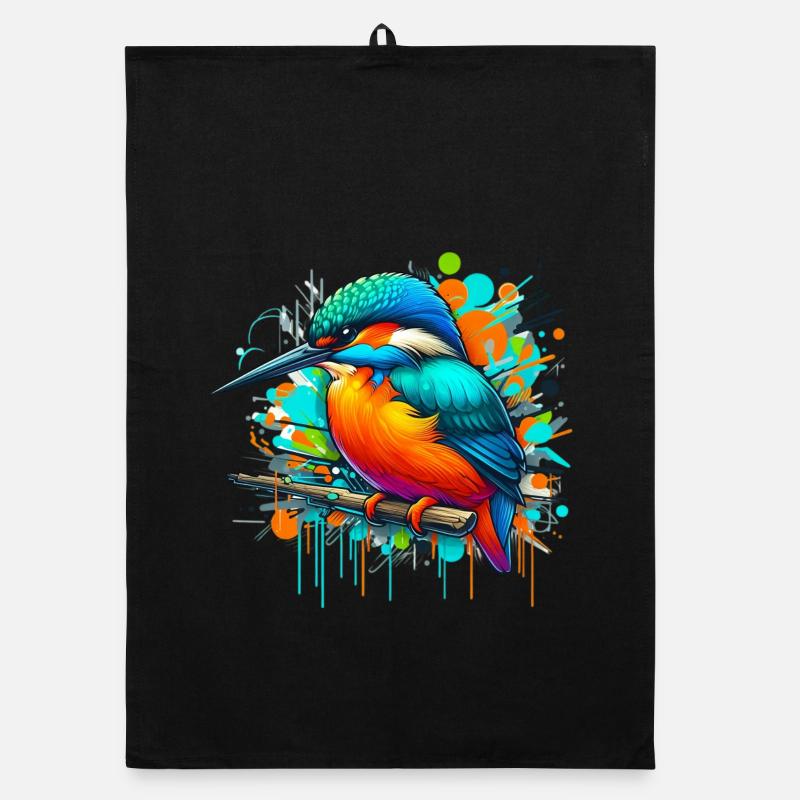 Eisvogel Organic Geschirrtuch